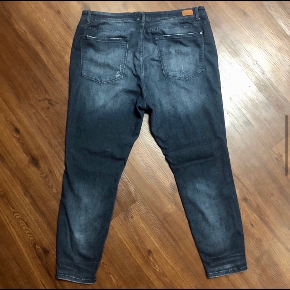 JUDY BLUE Skinny Fit Dark Wash Plus Jeans 22W